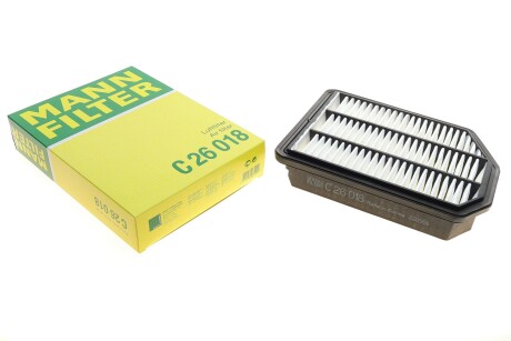 Фільтр повітряний Kia Сarens 1.6CRDi/2.0CRDi 06-/Magentis 2.0CRDi 06- -FILTER UA63 MANN C 26 018