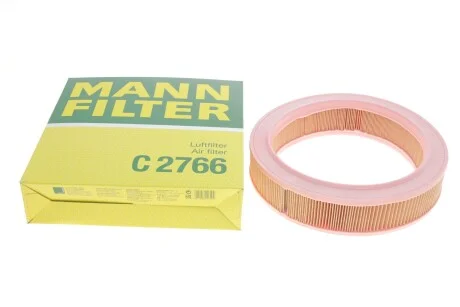 Фильтр повитряний Renault Megane 1.4 96-03/Clio 1.2-1.4 91-98/Volvo 440/460 1.7 88-96 -FILTER UA63 MANN C 2766