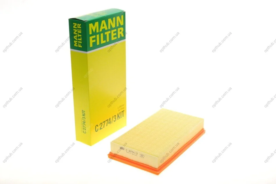 Фільтр повітряний (вир-во) C2774/3KIT C.I.U MANN C 2774/3 KIT (фото 1)