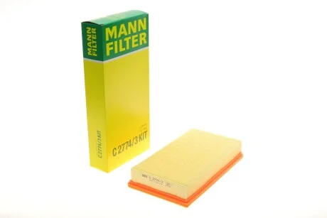 Фільтр повітряний (вир-во) C2774/3KIT C.I.U MANN C 2774/3 KIT