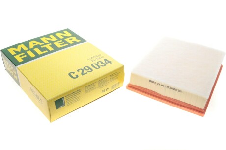 Фільтр повітряний Audi A1 1.6TDI/2.0TFSI 14-18/Seat Toledo/Skoda Rapid 1.6TDI 15-19 (opt-om) MANN C 29 034