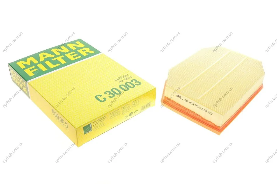Фільтр повітряний BMW 5 (F10/F11/F18) 2.5/3.0 N52/N53 09-17/7 (F01/F02) 3.0 N52 09-15 (opt-om) MANN C 30 003 (фото 1)