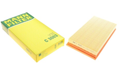 Фільтр повітряний VW Golf/Polo 1.4FSI 02-09/Touran 1.6FSI 03-07 -FILTER UA63 MANN C 3083