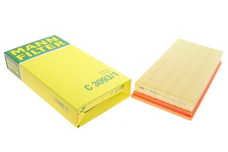 Фільтр повітряний Seat Ibiza/Skoda Fabia 1.2 12V 02-09/Roomster 1.2 12V 06-10/VW Polo 1.2 12V 01 UA63 MANN C 3093/1