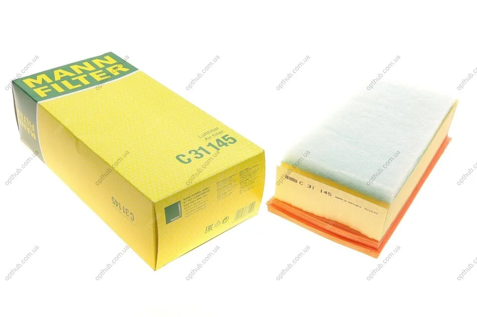 Фільтр повітряний Toyota Avensis/Corolla 2.0-2.2D-4D/2.2D-CAT 05-09 -FILTER UA63 MANN C 31 145 (фото 1)
