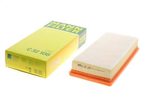 Фільтр повітряний Citroen C5 2.0-2.2HDi 04-/Peugeot 407/508 2.0-2.2HDi 04-18 -FILTER (opt-om) MANN C 32 108