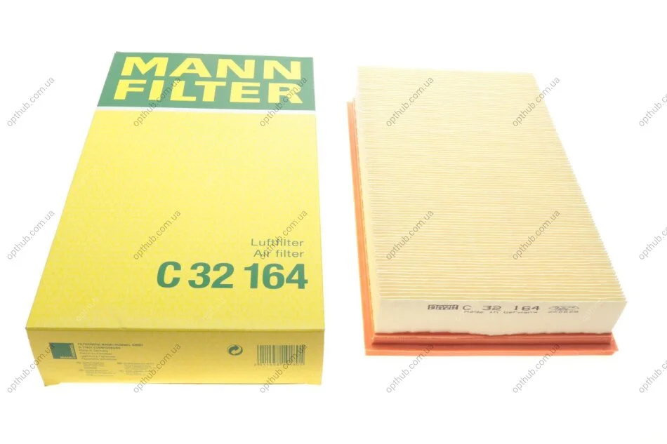 Фильтр повитряний MB E-class (W210) 2.0/2.4/2.8/3.2/4.3 M111/M112/M113 99-03 -FILTER UA63 MANN C 32 164 (фото 1)