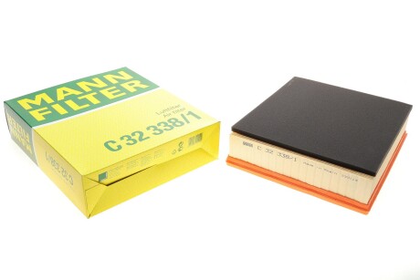 Фільтр повітряний MB Sprinter 2.3 M111/2.2CDI OM611/2.3D OM601/2.9D OM602/VW LT 2.5-2.8TDI/2.3 UA63 MANN C 32 338/1