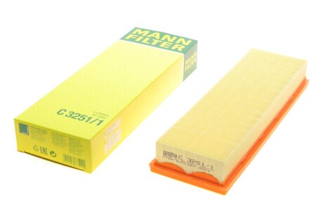 Фільтр повітряний Renault Trafic/Kangoo 1.9dCi 00-07/Master 1.9DTi 00-03/Opel Vivaro 1.9CDTI 01- UA63 MANN C 3251/1