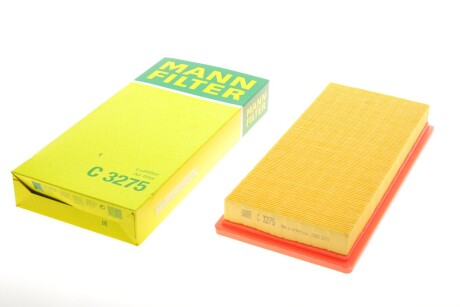 Фільтр повітряний Fiat 500L/Tipo 1.4 12-/Doblo 1.4 16V 10-/Punto 1.4 16V 03-12/Bravo 1.4 16V 07-14 UA63 MANN C 3275