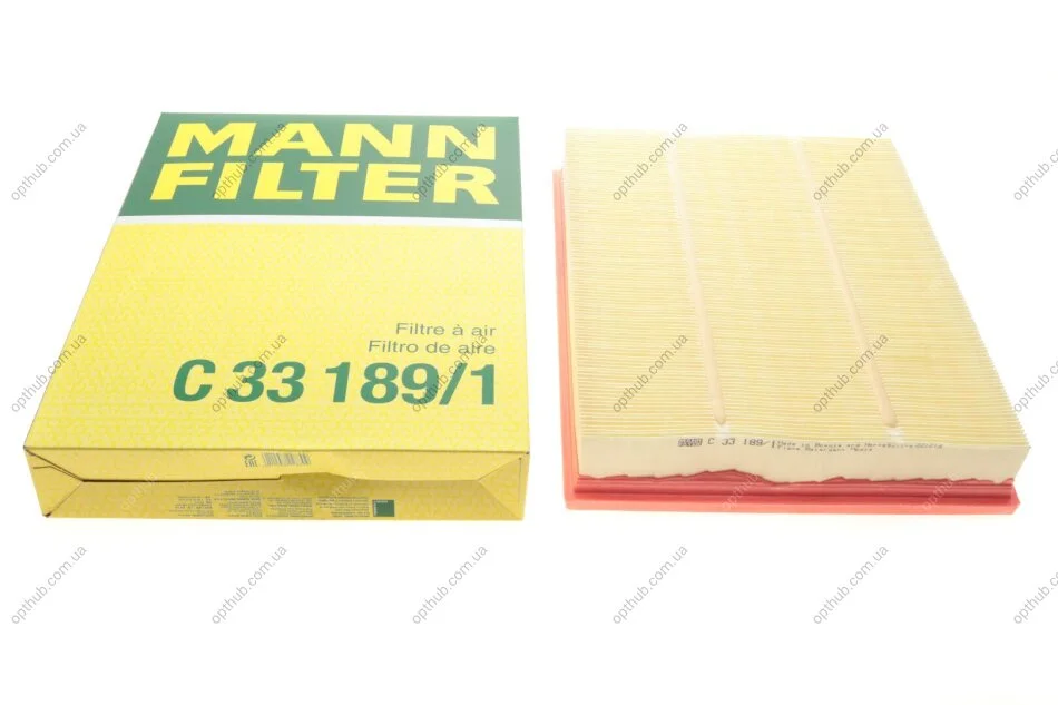 Фільтр повітряний OPEL (вир-во) C33189/1 MANN C 33 189/1 (фото 1)
