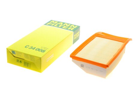 Фільтр повітряний FIAT 500L, 500X, DOBLO 1.3 Multijet 14- MANN C 34 008