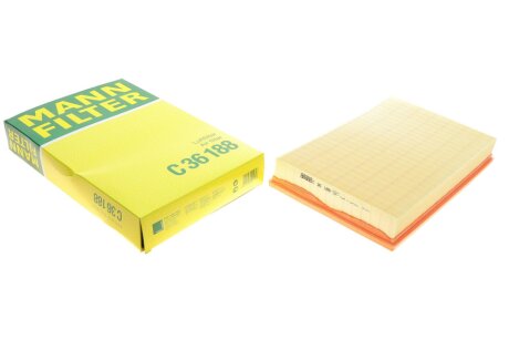 Фільтр повітряний Audi A3 2.5TFSI/3.2 V6 03-12/Skoda SuperB 3.6FSI 08-15/VW Passat 3.2-3.6FSI 05 UA63 MANN C 36 188