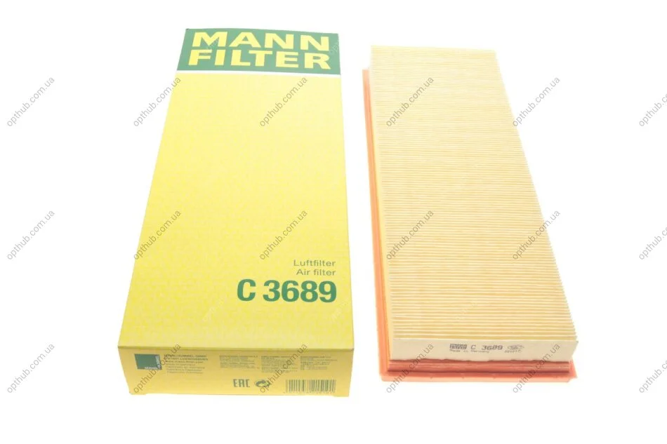 Фільтр повітряний MB E-class (W211)/S-class (W220) 5.5 AMG M113 02-06/G-class/SL 5.5 AMG M113 04-1 UA63 MANN C 3689 (фото 1)