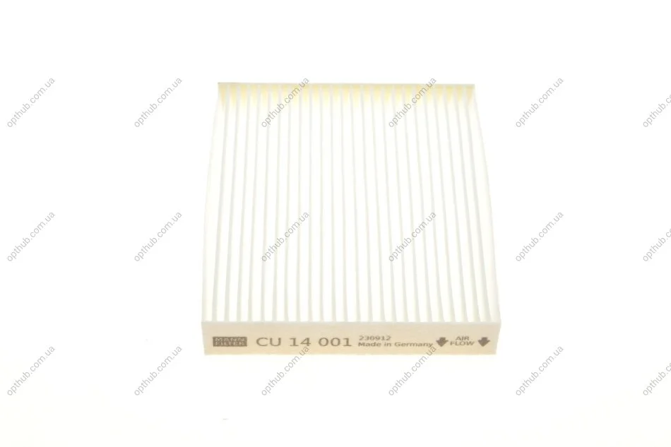Фільтр салону -FILTER MANN CU 14 001 (фото 1)