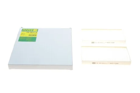 Фільтр салону Jeep Cherokee/Liberty 08-/Dodge Nitro 06-12 (к-кт 2шт) -FILTER UA63 MANN CU 1811-2