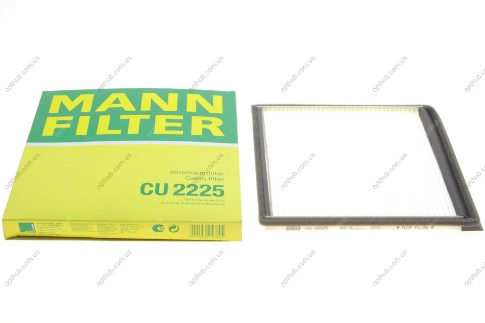 Фільтр салону Citroen Berlingo/Peugeot Partner 96- -FILTER (opt-om) MANN CU 2225 (фото 1)