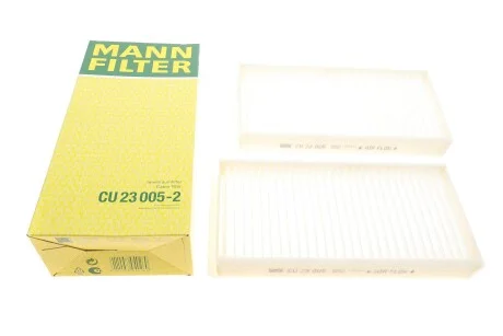 Фільтр салону BMW 2 (F44/F45/F46) 14-16/X1 (F48) 15-16/i3 (I01)/Mini Mini III 13-16 (к-кт (opt-om) MANN CU 23 005-2