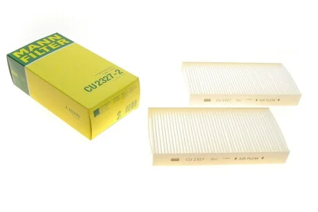 Фільтр салону Honda CR-V/Civic/Stream 01-06/FR-V 05- (к-кт 2 шт.) -FILTER UA63 MANN CU 2327-2