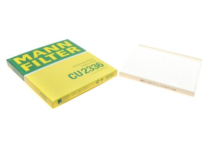 Фільтр салону Hyundai Accent/i40/Veloster 10-/Tucson 04-10/Kia Rio/Sportage/Carens 04-/Cerato 08- UA63 MANN CU 2336