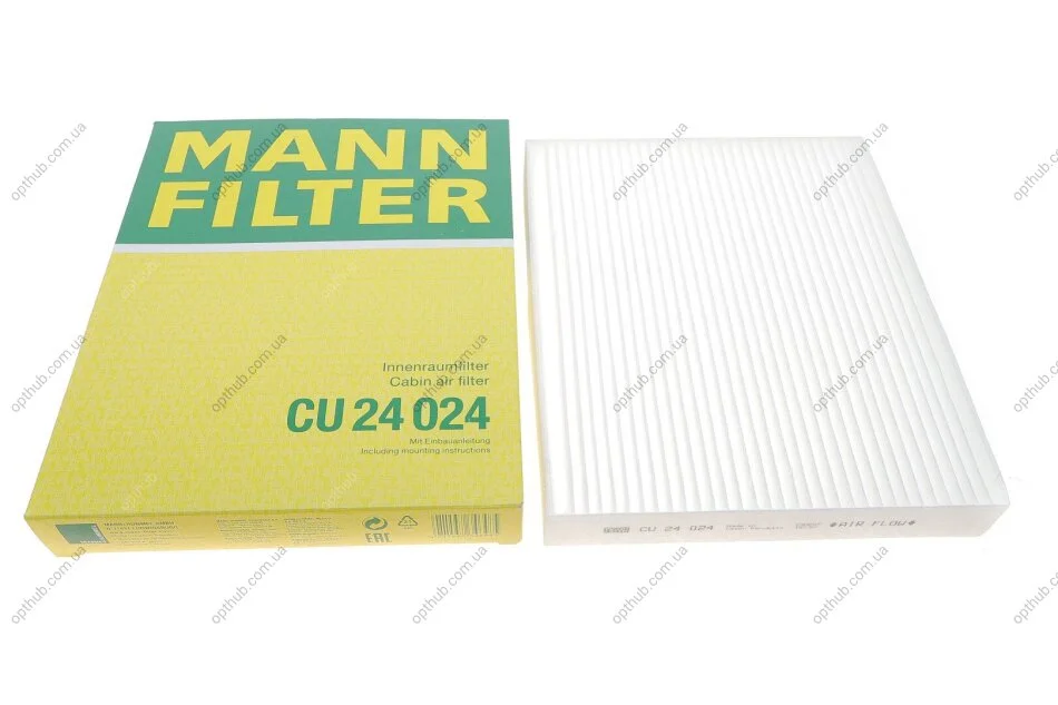 Фильтр салона Hyundai Tucson 15-/ Kia Sportage IV 16- -FILTER CU 24 024 (opt-om) MANN CU24024 (фото 1)
