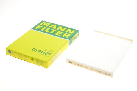 Фільтр салону Citroen C-Elysee/Peugeot 301 13- -FILTER (opt-om) MANN CU 24 027