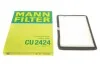 Фільтр салону Renault Megane I 96-03 (+AC) -FILTER UA63 MANN CU 2424 (фото 1)