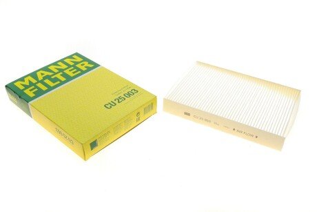 Фільтр салону Renault Megane/Scenic/Kadjar 15-/Kangoo/MB Citan/T-class (W420) 21-/Nissan Qashqa CU 25 003 UA63 MANN CU25003