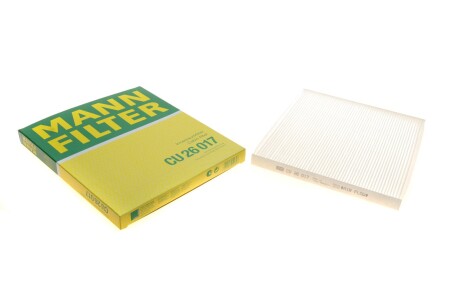 Фільтр салону Hyundai Santa Fe/Grandeur 12-/Sonata 09-15/Kia Optima 10- -FILTER UA63 MANN CU 26 017