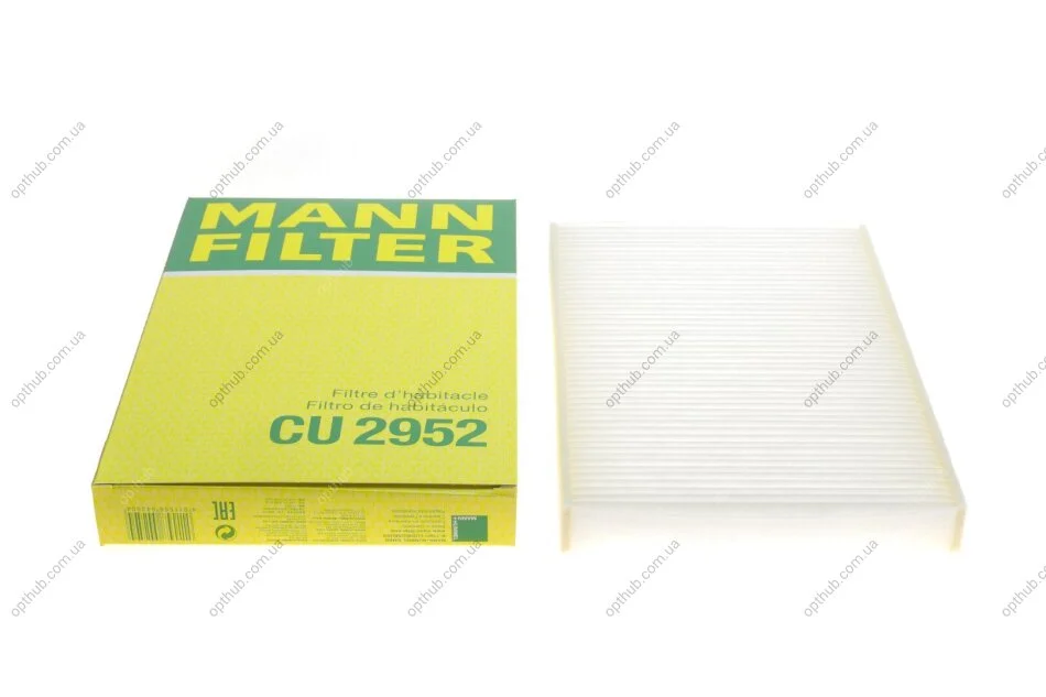 Фильтр салона -FILTER MANN CU 2952 (фото 1)