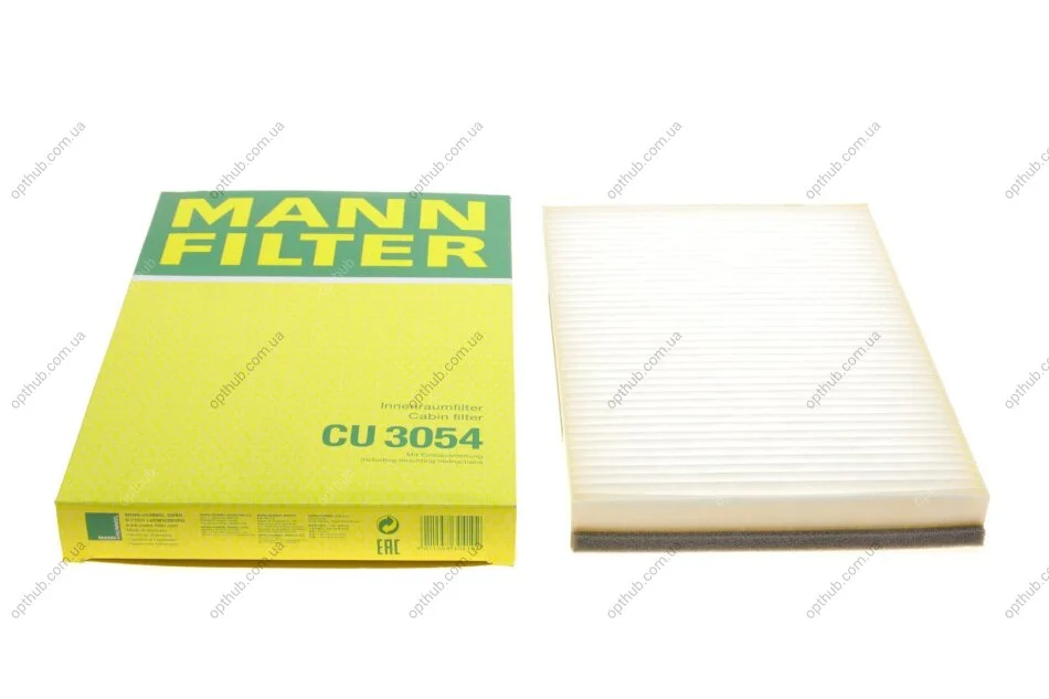 Фільтр салону Opel Astra G 98-09/H 04-15/Zafira A 99-05 -FILTER CU 3054 UA63 MANN CU3054 (фото 1)