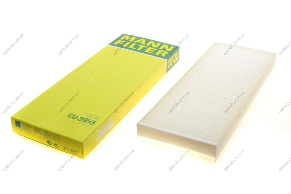 Фільтр салону Audi 80/90 93-97/A4 95-01/VW Passat 96-00 -FILTER UA63 MANN CU 3955 (фото 1)