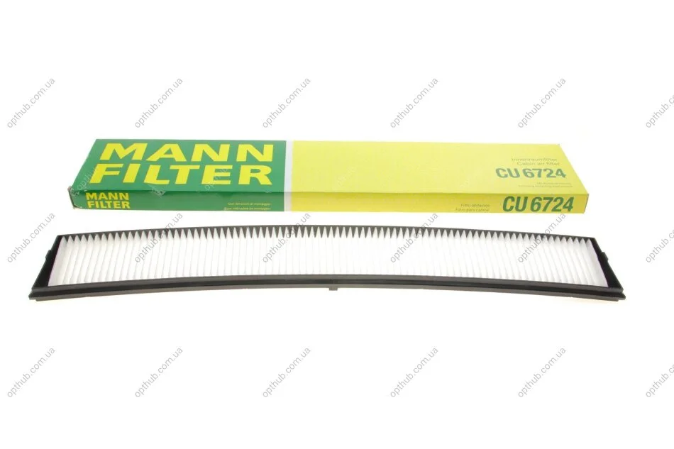 Фільтр салону BMW 3 (E46) 98-05/X3 (E83) 03-10 -FILTER UA63 MANN CU 6724 (фото 1)