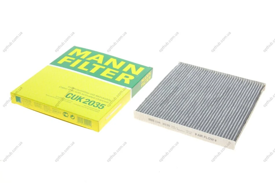 Фильтр салона Toyota Avensis 03-08/Corolla 01-09 (угольный) -FILTER UA63 MANN CUK 2035 (фото 1)