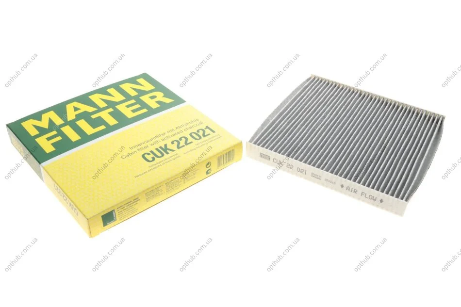 Фільтр салону Renault Twingo/Smart Fortwo 14-(вугільний) -FILTER UA63 MANN CUK 22 021 (фото 1)