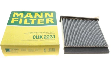 Фільтр салону вугільний (вир-во) CUK2231 MANN CUK 2231