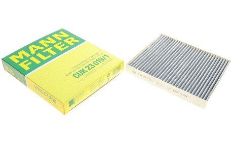 Фільтр салону Hyundai Venue 19-/Tucson/Kona/Creta/Solaris/Kia Rio/Stonic/Sportage 15- (вугіл UA63 MANN CUK 23 019/1