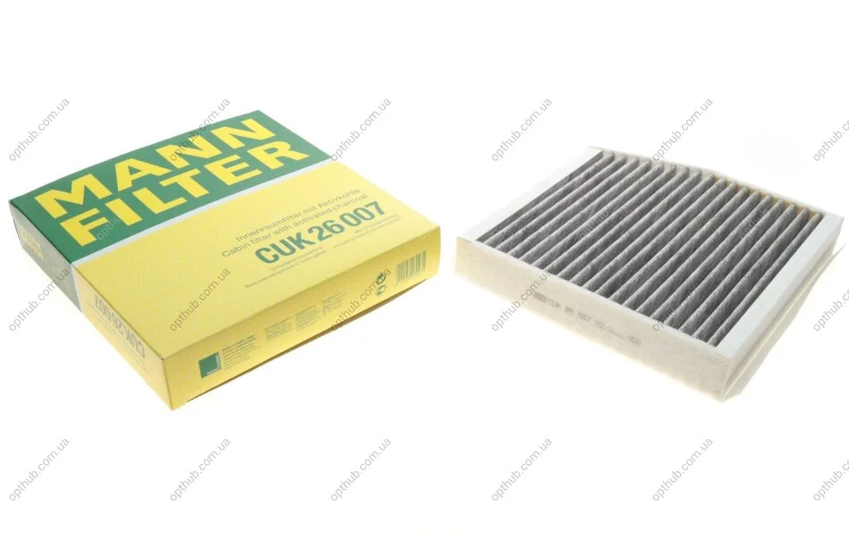 Фильтр салона MB A-class (W176)/B (W246/W242) 11-/Infiniti Q30 15-(угольный)) -FILTER UA63 MANN CUK 26 007 (фото 1)