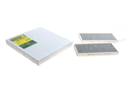 Фильтр салона Renault Latitude 2.0/3.0dCi 10-(угольный) (к-кт 2 шт.).) -FILTER (opt-om) MANN CUK 26 013-2