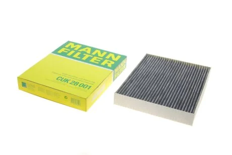 Фільтр салону Ford Mondeo V/S-Max 14-/Focus IV 18- (вугільний) -FILTER UA63 MANN CUK 28 001