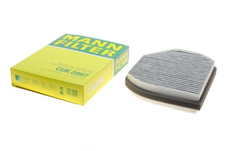 Фільтр салону MB E-class (W210)/C-class (W202) 95-02 (вугільний) -FILTER UA63 MANN CUK 2897