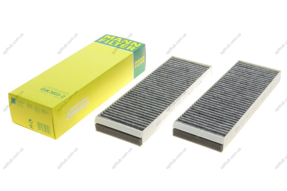 Фільтр салону Audi A6 2.0/2.7TDI 04- (вугільний) -FILTER UA63 MANN CUK 3023-2 (фото 1)