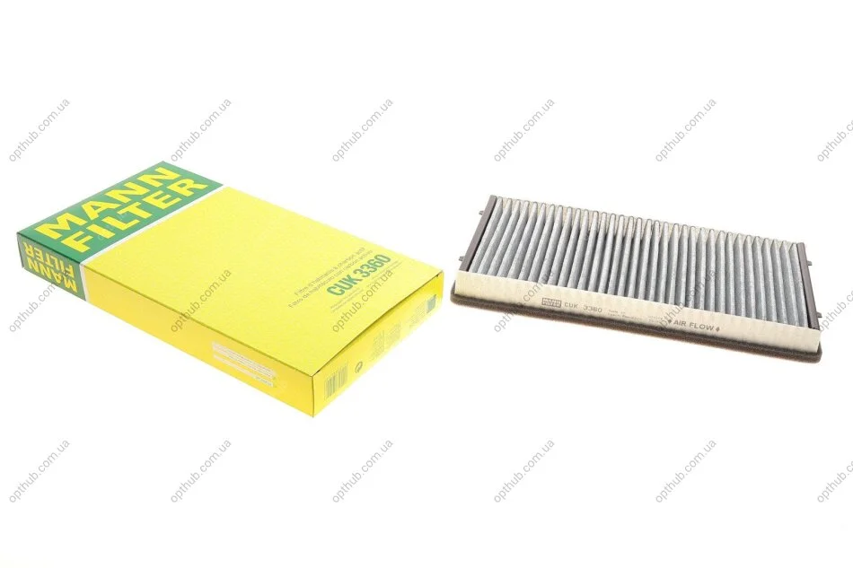 Фільтр салону Porsche 911/Cayman/Boxster 05- (вугільний) -FILTER UA63 MANN CUK 3360 (фото 1)