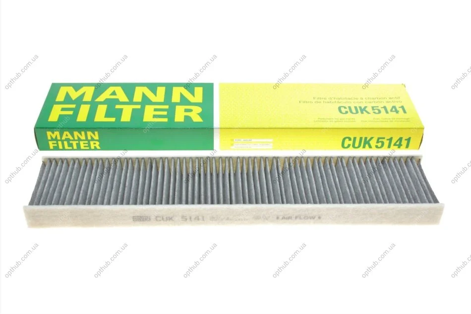 Фільтр салону Ford Mondeo III 00-07 (вугільний) -FILTER UA63 MANN CUK 5141 (фото 1)