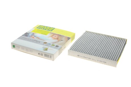 Фільтр салону Honda Accord/Civic 1.3HYBRID-2.4 03- (вугільний/антибактеріальний) -FILTER UA63 MANN FP 2358