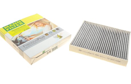 Фільтр салону Ford Focus/Mondeo 03- (вугільний) (антибактеріальний) -FILTER UA63 MANN FP 2559