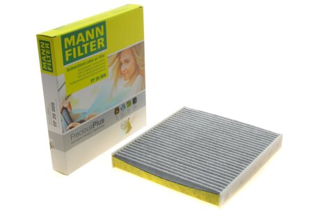 Фільтр салону VW Golf/Passat 14-/Crafter 16-/Skoda Octavia 12-/SuperB 15- (вугільний) (антиалер UA63 MANN FP 26 009