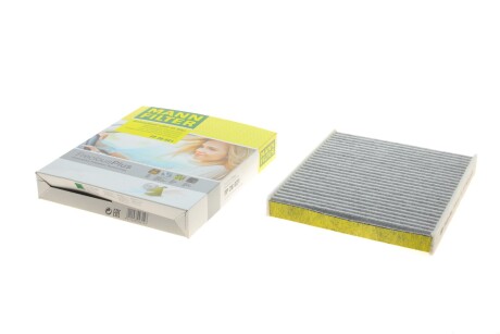 Фільтр салону VW Polo 1.0TSI/Seat Ibiza 1.0 i/1.6 TDI 17- (антиалергенний/вугільний) UA63 MANN FP 26 021