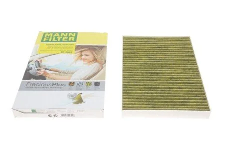 Фільтр салону Audi A4/A6 1.6-4.2 97- (вугільний/антибактеріальний) -FILTER (opt-om) MANN FP 3037