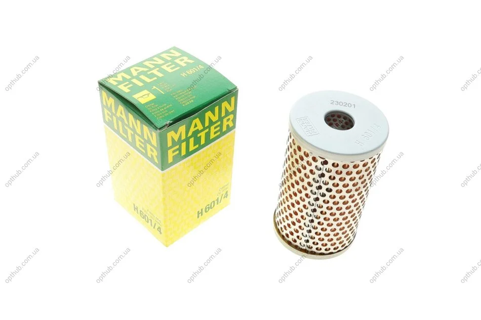 Фільтр масляний (вир-во) H601/4 MANN H 601/4 (фото 1)